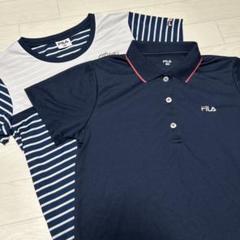 FILA フィラ ポロシャツ トレーニングシャツ　2枚セット レディース Mのサムネイル