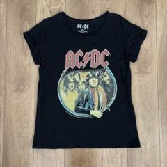 古着　AC/DC ブラック Tシャツ バンドT