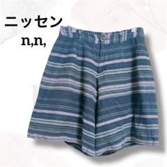 ニッセン　ショートパンツ　美品　カラフル　お洒落　楽パン　ゆったり　部屋着　ミニ