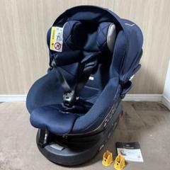 【美品】✨エールべべ クルット6i グランス ネイビー BF952 返金保証あり 専門家も選ぶチャイルドシート※『エールベベ・クルット』に、側