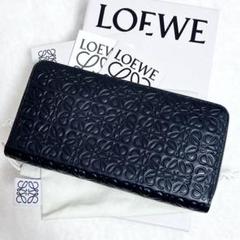 ロエベ LOEWE リピート ジップアラウンドウォレット 長財布 ラウンド ...