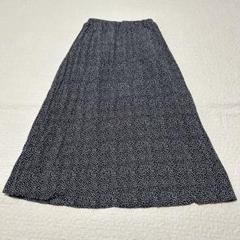 エヘカソポ　総柄ロングフレアスカート F　ウエストゴム　a1829