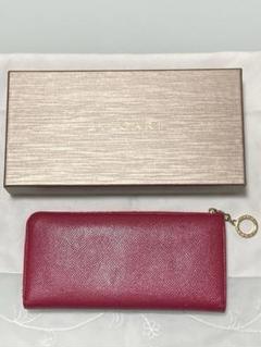 BVLGARI 長財布 L字ファスナーレザー ピンク