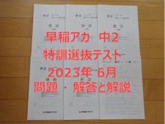 ３回分【最新版】2024年６月特訓クラス選抜試験６月８月駿台模試 ５教科 3回分【最新版】2024年6月特訓選抜6月駿台模試9月後期必
