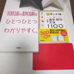 中学国語の基礎知識をひとつひとつわかりやすく＆中学漢字・語句・文法1100 2冊