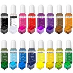 Bonsky レジン 着色剤 レジン液 エポキシ樹脂 着色剤 16色 10ml
