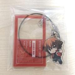 【2点セット】遊戯王GX 学生証風アクリルワイヤーチャーム　遊城十代 遊戯王GX コラボカフェ本舗 アクリルワイヤーチャーム 遊城十代