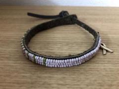CHANN LUU チャンルーピンクリボンブレスレット