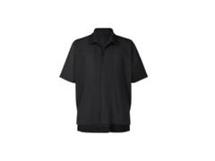 新品　HOMME PLISSE ISSEY MIYAKE 半袖シャツ　黒 HOMME PLISSÉ ISSEY MIYAKE Black Edge Shirt Homme Plisse