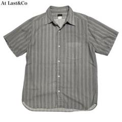 希少品！ AtLast & Co. 長袖 シャツ シャンブレー 15 1/2 青 AtLast&Co.(アットラスト) / 長袖シャンブレーワークシャツ/15