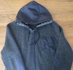 最終価格BURBERRY BLACK LABEL ニットパーカー※難ありサイズ3