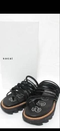 宮崎麗香さん愛用★sacai 厚底サンダル sacai - 宮崎麗香さん愛用☆sacai 厚底サンダル 23cm 36の通販