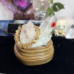 水晶ポイントクラスター♡♡ブレスレット浄化に♡No.1872