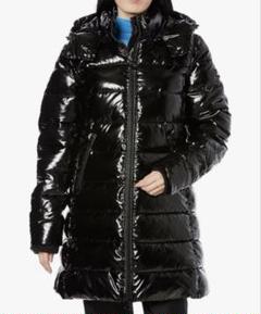 極美品 DIESEL ディーゼル レディース ダウンコート 黒 ブラック S DIESEL ディーゼル リアルダウンジャケット レディース 光沢