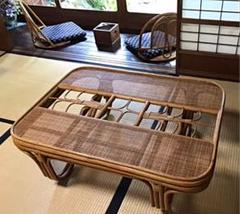 籐の座卓