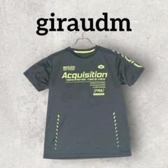giraudm 半袖Tシャツ ドライ メンズ スポーツウェア (S) ブラック