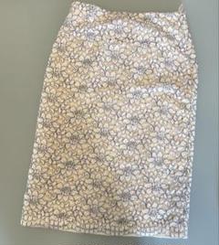 【美品】INDIVI レース柄タイトスカート 38