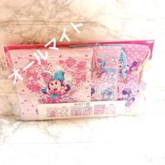 新品 ディズニーリゾート パルパルーザ ミニー 巾着 セット ミニー尽くしの「ディズニー・パルパルーザ」第1弾！ ピンク