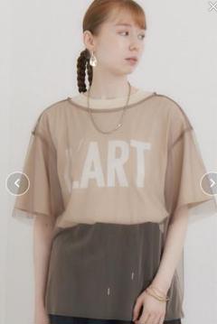 【お値下げ　美品】cloche シアーチュールセットロゴTシャツのサムネイル