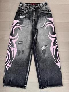 jaded london ウォッシュ デニム w32 バギー ジーンズ JADED LONDON Freshman バギーコロッサスジーンズW32 - メルカリ