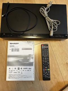 SHARP ブルーレイ 本体/大容量1TB BD-W1300