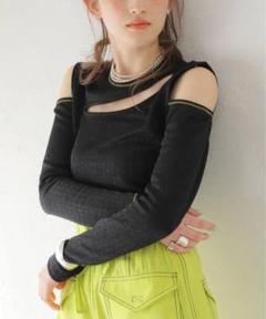 タグ付き新品未使用 GANNI/ガニーJacquard Jersey Blous タグ付き新品未使用 GANNI/ガニーJacquard Jersey Blous