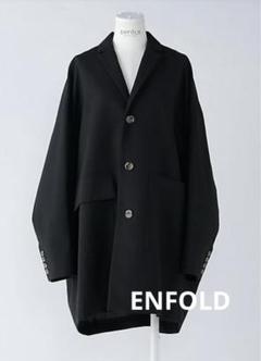 ENFOLD box ジャケットブラック38 コートsacai