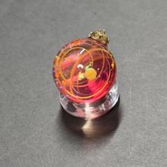 No.３８ 宇宙玉レジン　キーホルダー