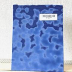 ステンドグラス材料 ガラス板 オセアナ リングモトル ブルー