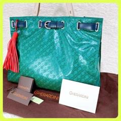 ✨極美品✨ゲラルディーニ GHERARDINI マルチカラートートバッグA4可✧