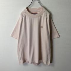Acne Studios Tシャツ M ライトピンク シリコンロゴ ラグラン