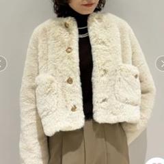 mila owen ステンカラーエコペルファージャケット Mila Owen（ミラオーウェン）の「ステンカラーエコぺルファー