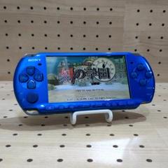 動作品 / 点検・整備済み psp3000 本体 バイブラント・ブルー②
