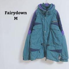 Vintage FAIRYDOWN Sweater Mens Large Fleece Jacket Teal RARE