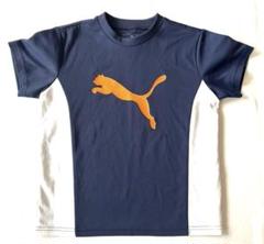 【PUMA】プーマ 　Tシャツ　ネイビー　紺　140 スポーツウェア
