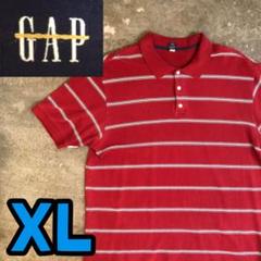 4T2935 OLD GAP ポロシャツ　ボーダー　ビッグサイズ　古着