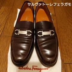 極美品　フェラガモ　ローファー　23.5 VARA（Salvatore Ferragamo） フェラガモ ローファー レディース
