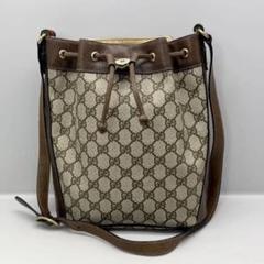 【極美品】オールドグッチ 巾着 GGスプリーム ショルダーバッグ シェリー GUCCI - 美品 GUCCI グッチ オールドグッチ 巾着ショルダー