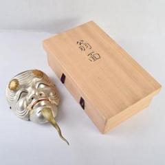 金工師　星野光義作　朧銀　能面　翁面　共箱　D　R8852B 金工師 星野光義作 朧銀 能面 翁面 共箱 D R8852B - メルカリ