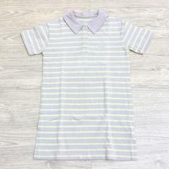 baby GAP 子供服 女の子 ワンピース 半袖 ポロシャツ ボーダー 110