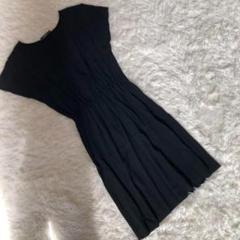 【美品】ヨーコチャン　フレアワンピース　ドレス　ピンクベージュ　膝丈　ティアード ひざ丈ワンピース 売り切れ必至！