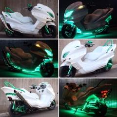 【YAMAHA マジェスティ】世界に一台だけのカスタムエディション!!緑×白!!