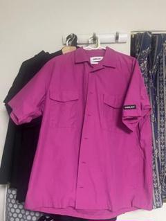 AMBUSH® 半袖ワークシャツ AMBUSH - AMBUSH アンブッシュ ロゴプリントオーバーサイズ半袖