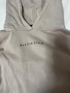 【新品タグ付き】ALEXIA STAM パーカー ALEXIA STAM - ALIXIASTAM 中山美智子さん着用♡パーカー の通販