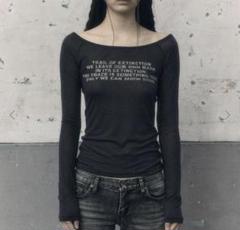 bohemseo bohemianseoul トップス チャコール 長袖 BOHEMSEO 보헤미안서울