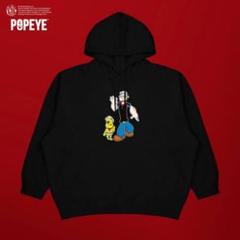 ピーナッツくん×ポパイ　限定コラボパーカー　オーバーサイズ