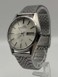 SEIKO キングクォーツ 5856-5000 文字盤ブルー 稼働品