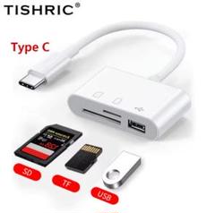 【即日発送】SDカードリーダー type-c メモリカードリーダー 3in1