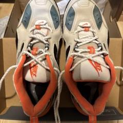 Nike ハイカットスニーカー グレー/オレンジ/ブラック