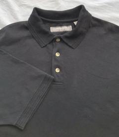 pierre cardin★ピエール・カルダン★ポロシャツ★黒★Lサイズのサムネイル